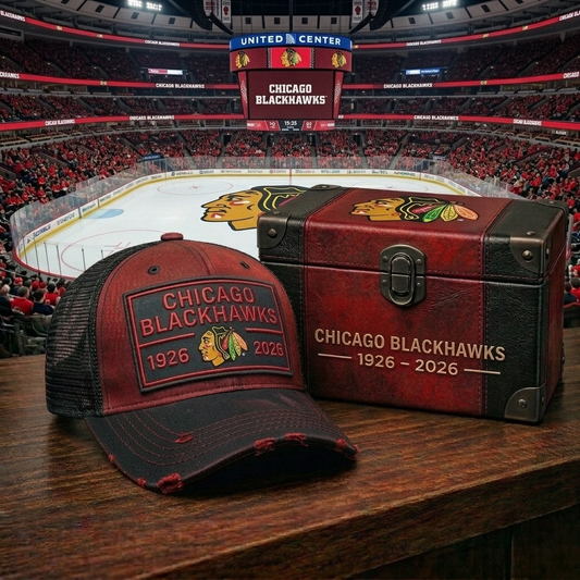 Premium NHL CB Anniversary Heritage Distressed Trucker Cap V21 NMD CTKT