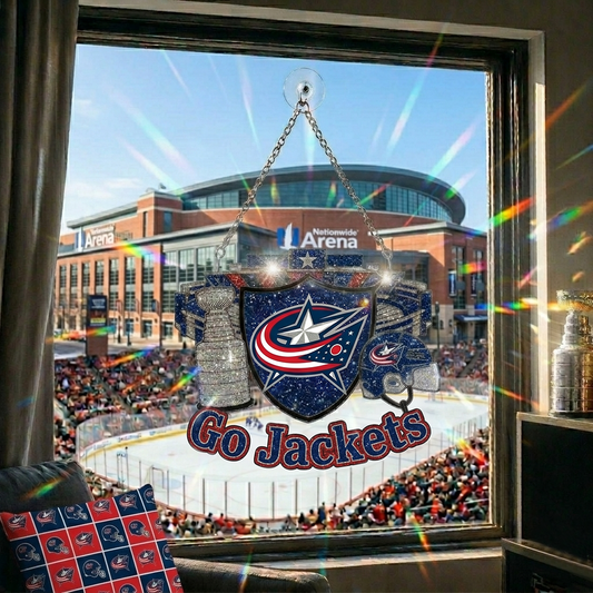 Premium NHL CBJ Game Day Suncatcher V1 NMD 230426 TTV