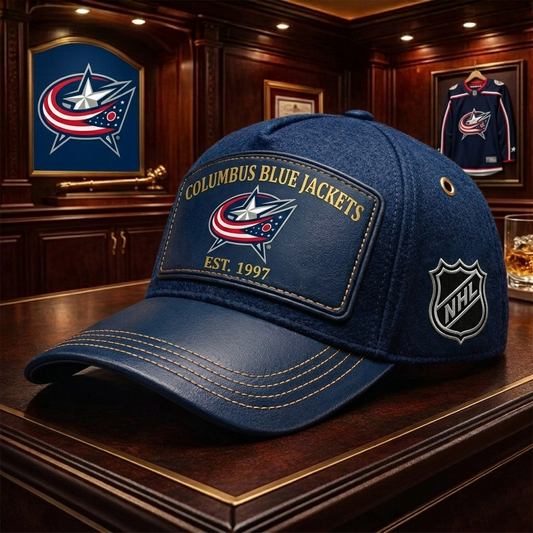 Premium NHL CBJ Heritage Leather Cap V29 NMD CTKT