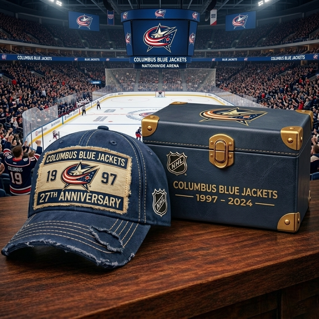 Premium NHL CBJ Legacy Distressed Edition Cap V19 NMD CTKT