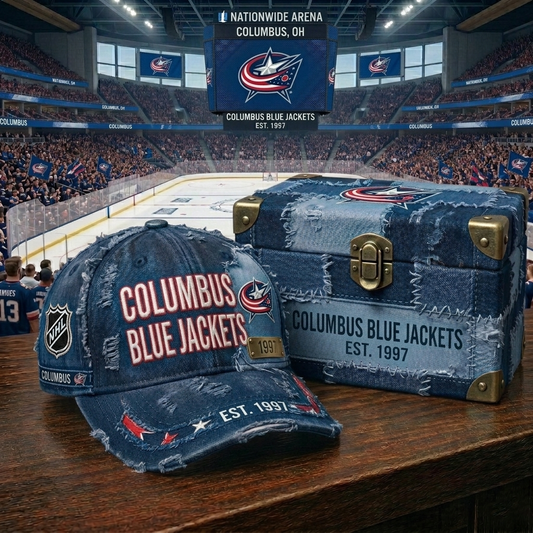Premium NHL CBJ Patchwork Denim Cap V34 NMD CTKT