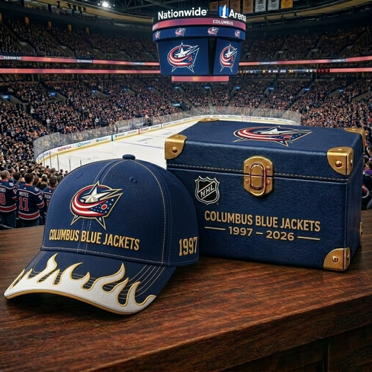 Premium NHL CBJ Retro Flame Cap V25 NMD CTKT