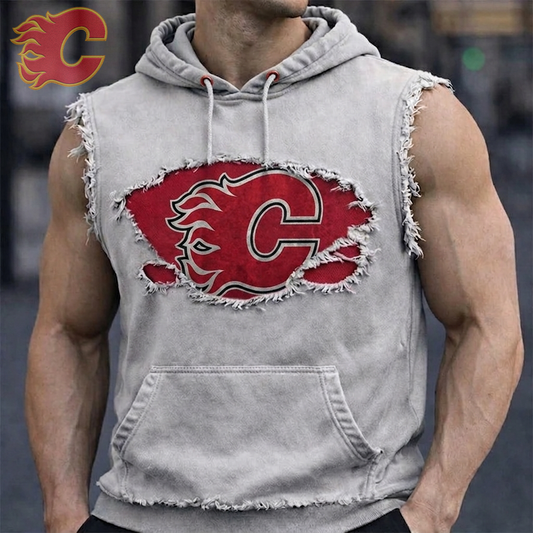 Premium NHL CF Distressed Hooded Tank V1 NMD CTKT