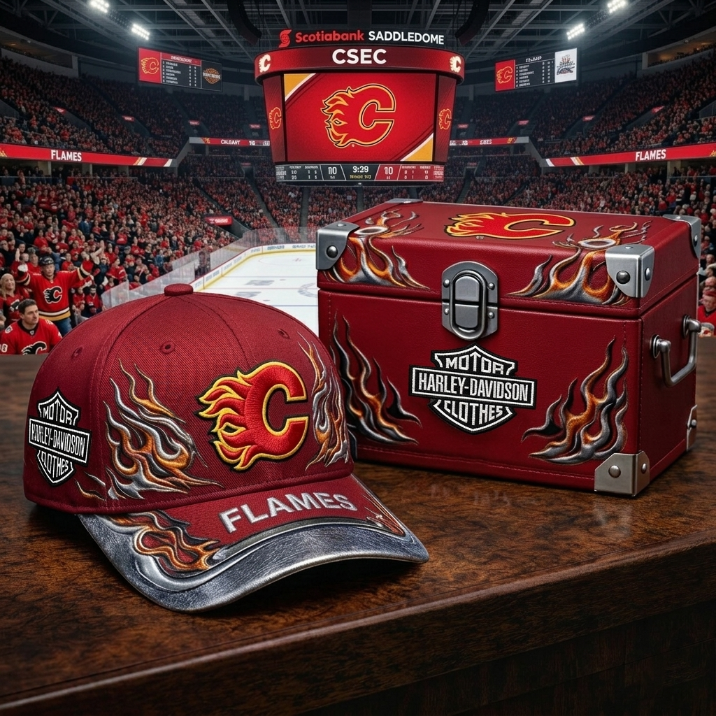 Premium NHL CF x Harley Davidson Cap V24 NMD CTKT