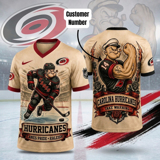 Premium NHL CH Popeye Vintage Tattoo T-shirt V1 NMD CTKT
