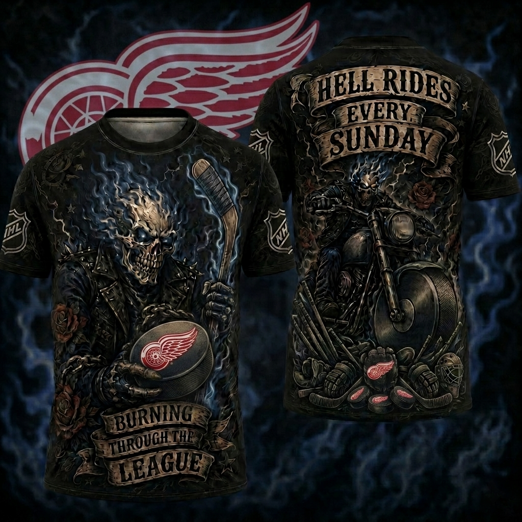 Premium NHL DRW Ghost Rider Tattoo T-shirt V3 NMD CTKT