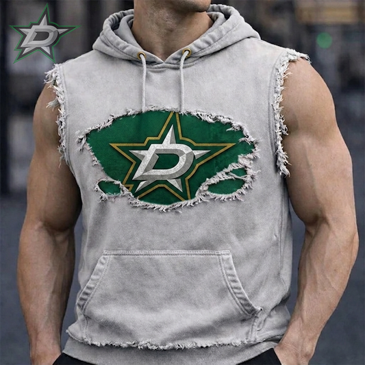 Premium NHL DS Distressed Hooded Tank V1 NMD CTKT