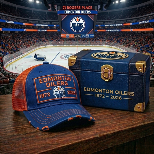 Premium NHL EO Anniversary Heritage Distressed Trucker Cap V21 NMD CTKT