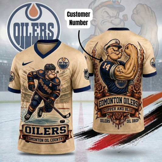 Premium NHL EO Popeye Vintage Tattoo T-shirt V1 NMD CTKT
