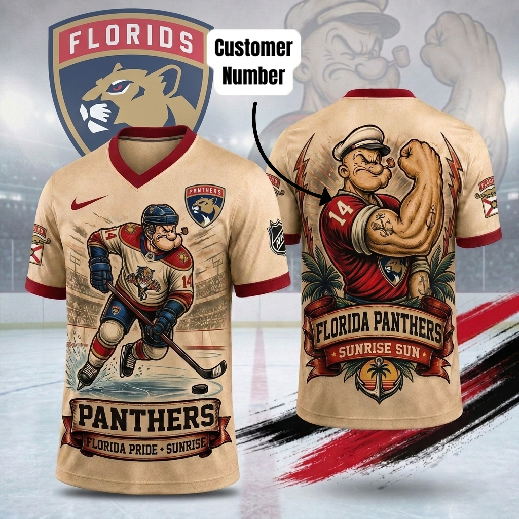 Premium NHL FP Popeye Vintage Tattoo T-shirt V1 NMD CTKT