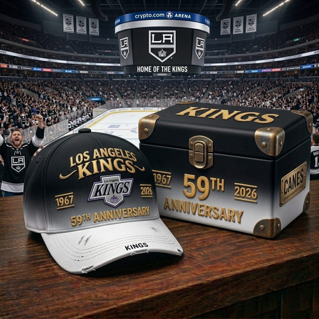 Premium NHL LAK Anniversary Gradient Cap V31 NMD CTKT