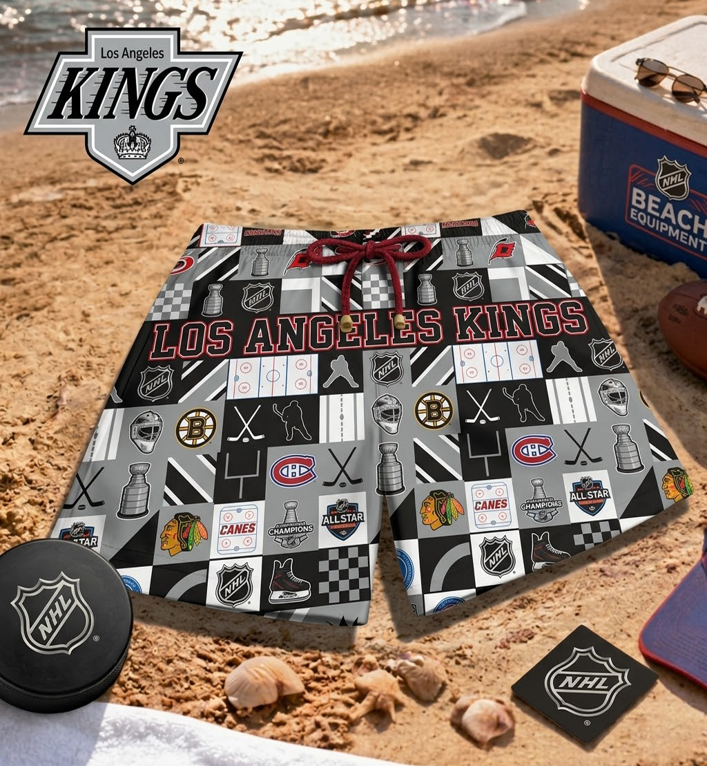 Premium NHL LAK Beach Shorts V1 NMD CTKT