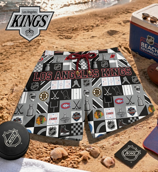 Premium NHL LAK Beach Shorts V1 NMD CTKT