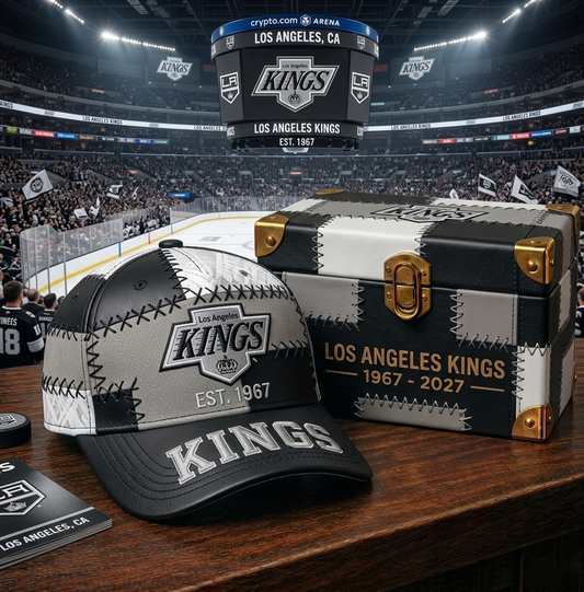 Premium NHL LAK Patchwork Snapback Cap V33 NMD CTKT