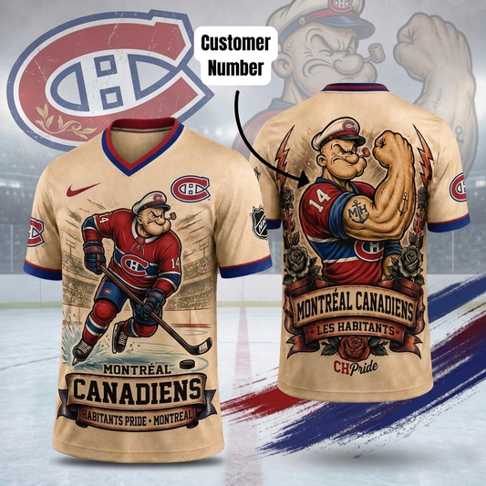 Premium NHL MC Popeye Vintage Tattoo T-shirt V1 NMD CTKT