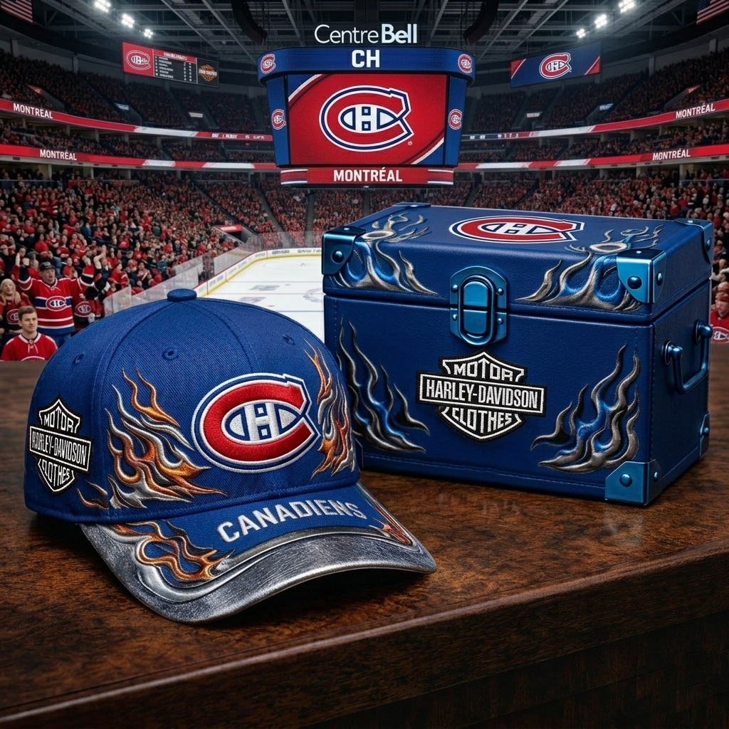 Premium NHL MC x Harley Davidson Cap V24 NMD CTKT