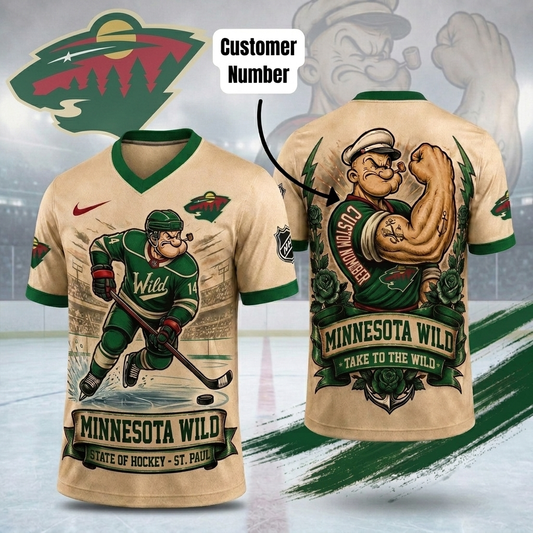 Premium NHL MW Popeye Vintage Tattoo T-shirt V1 NMD CTKT