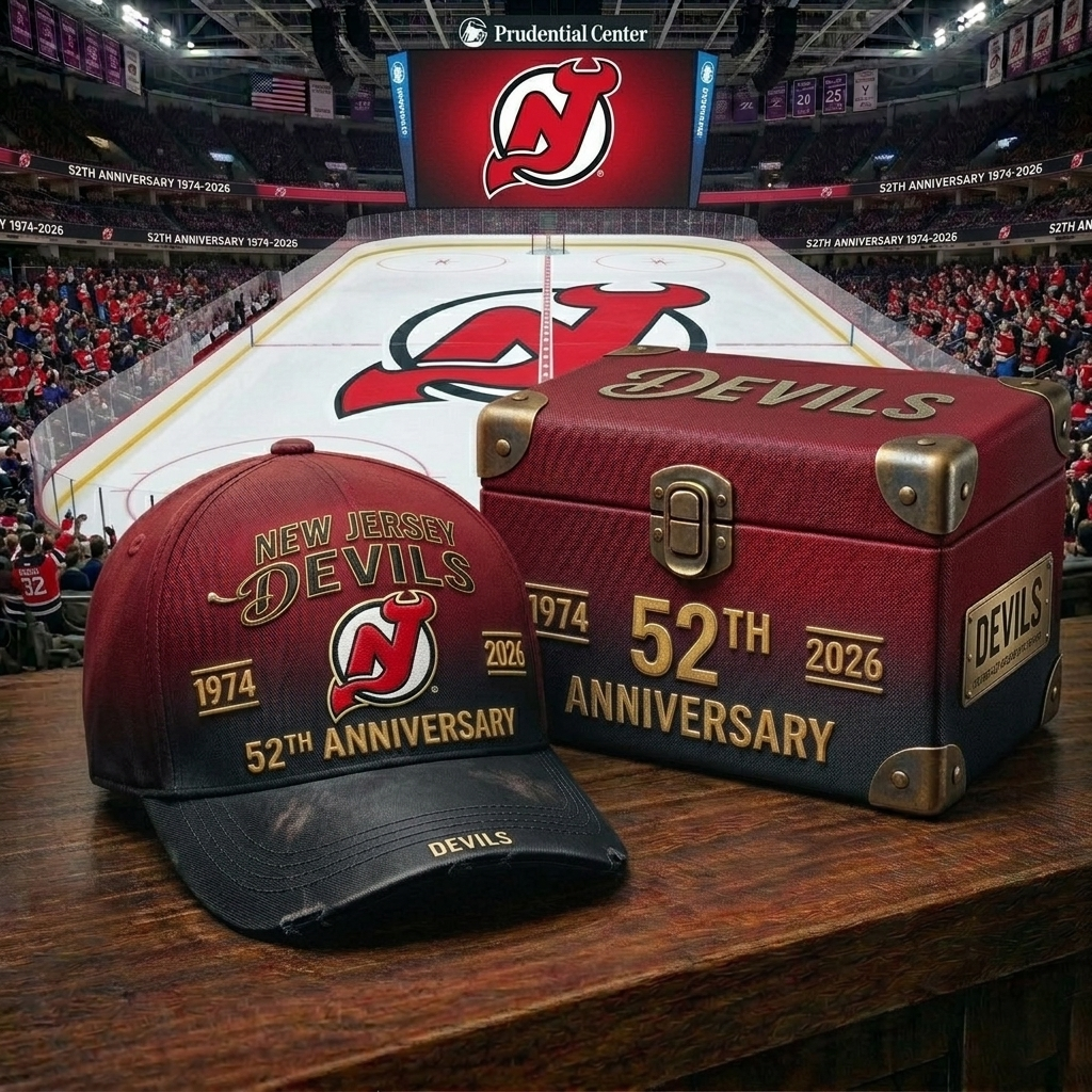 Premium NHL NJD Anniversary Gradient Cap V31 NMD CTKT