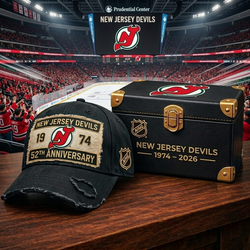 Premium NHL NJD Legacy Distressed Edition Cap V19 NMD CTKT