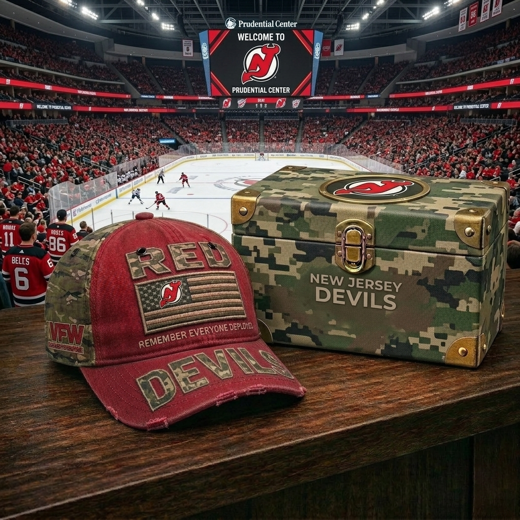 Premium NHL NJD Remember Everyone Deployed Cap V23 NMD CTKT