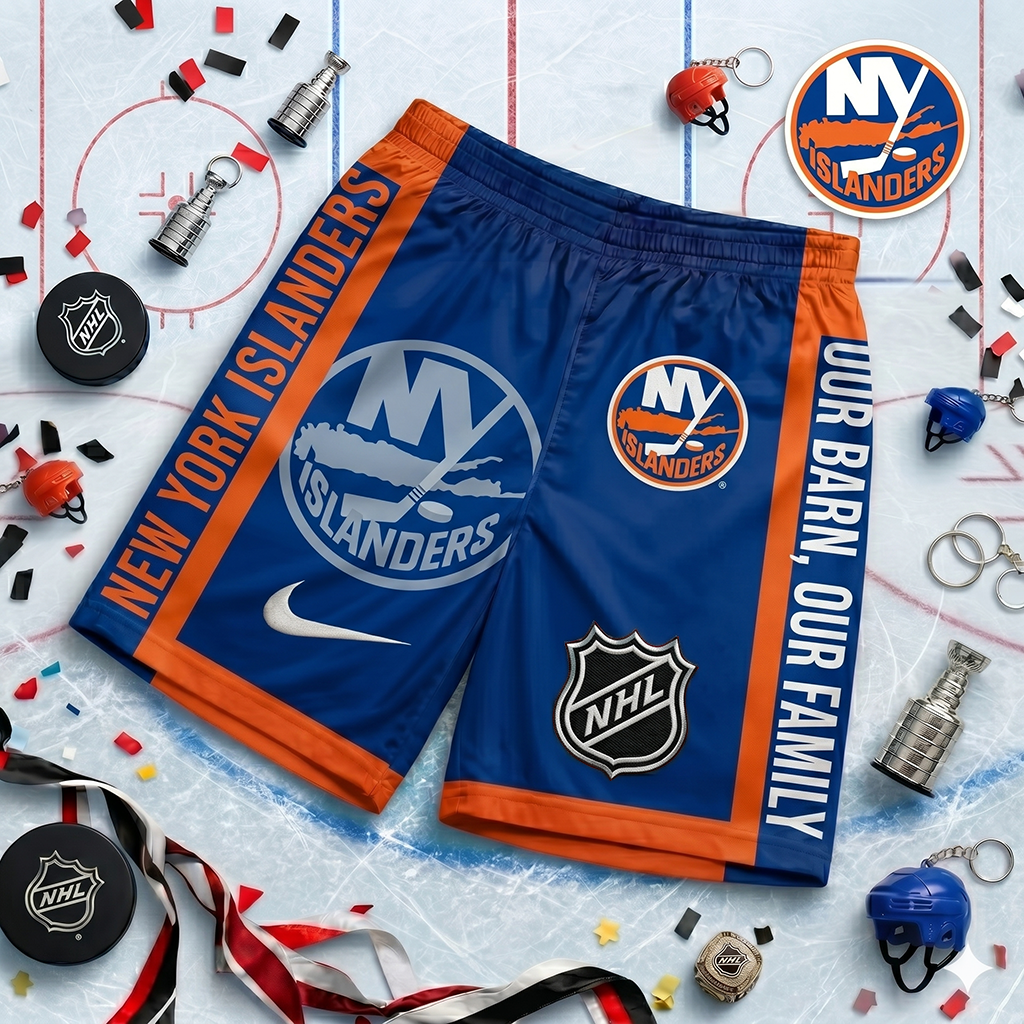 Premium NHL NYI Game Day Personalized Short Pants V1 NMD 220426 TTV