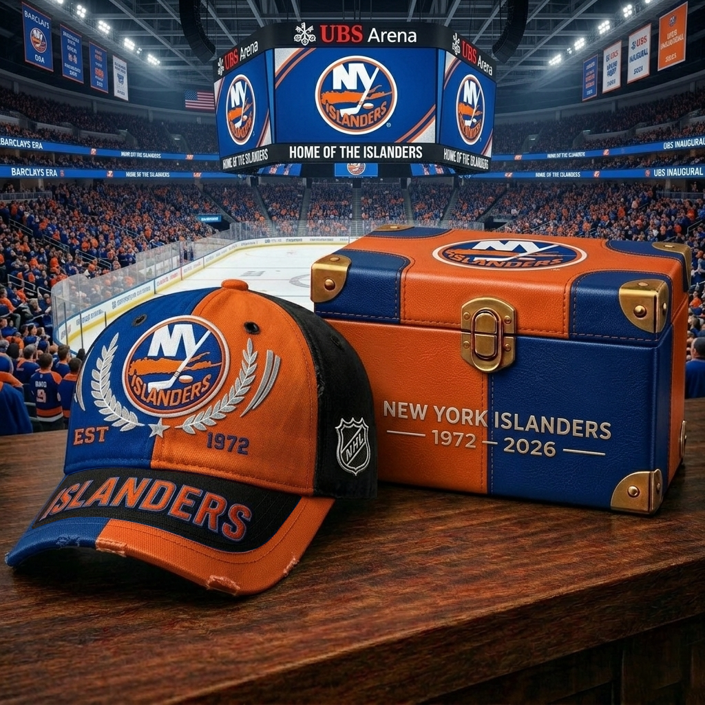 Premium NHL NYI Heritage Crest Cap V30 NMD CTKT
