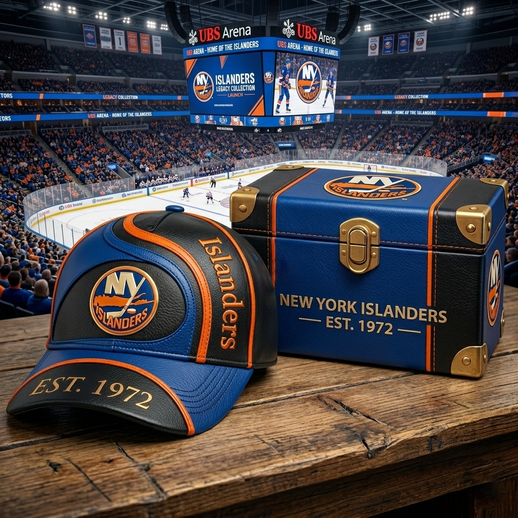 Premium NHL NYI Heritage Leather Cap V20 NMD CTKT