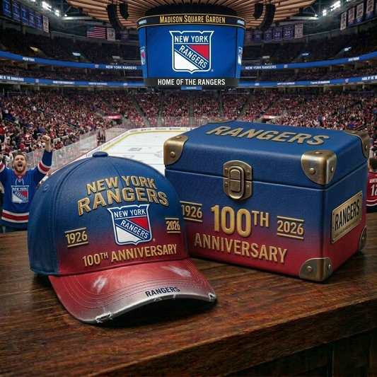 Premium NHL NYR Anniversary Gradient Cap V31 NMD CTKT