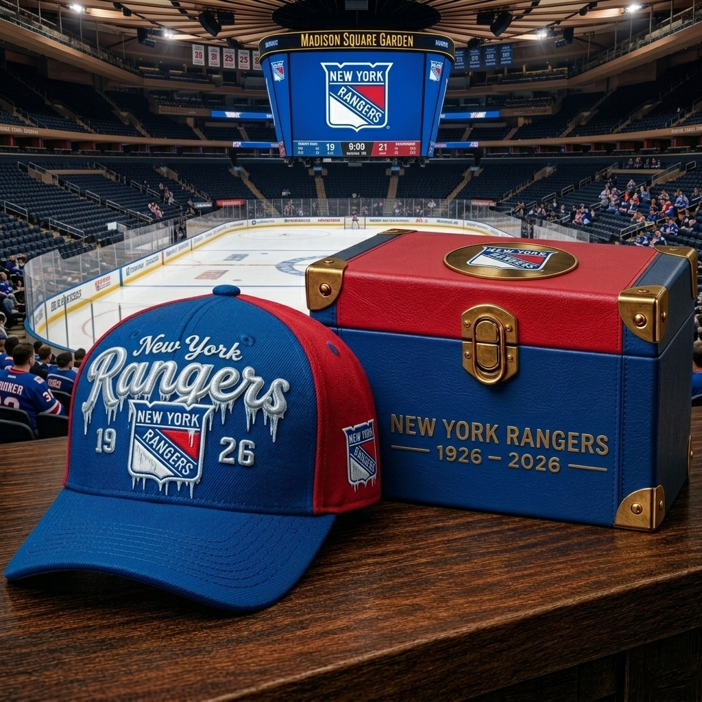 Premium NHL NYR Ice Drip Cap V28 NMD CTKT