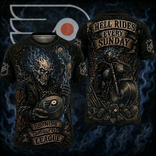 Premium NHL PF Ghost Rider Tattoo T-shirt V3 NMD CTKT