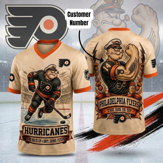 Premium NHL PF  Popeye Vintage Tattoo T-shirt V1 NMD CTKT