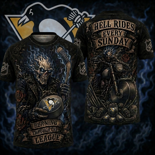 Premium NHL PP Ghost Rider Tattoo T-shirt V3 NMD CTKT