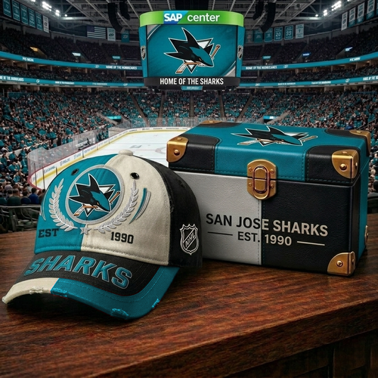 Premium NHL SJS Heritage Crest Cap V30 NMD CTKT