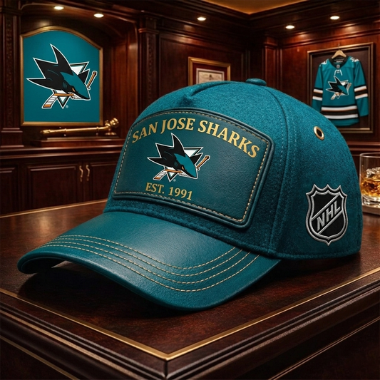 Premium NHL SJS Heritage Leather Cap V29 NMD CTKT