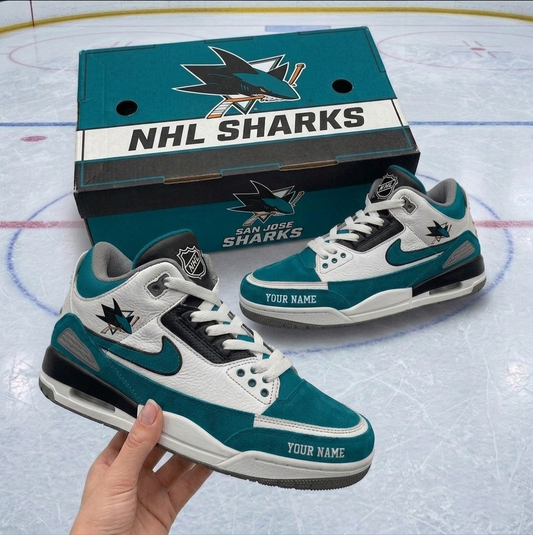 Premium NHL SJS Pride AJ3 Sneaker V1 NMD CTKT