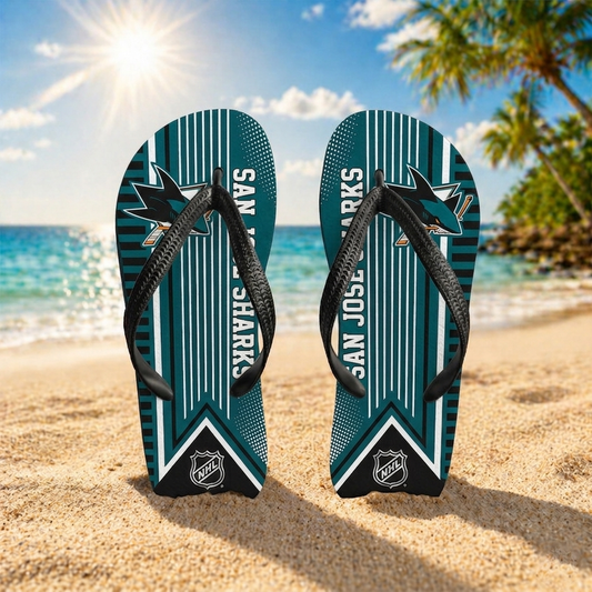 Premium NHL SJS Summer Sporty Flip Flop V1 NMD CTKT