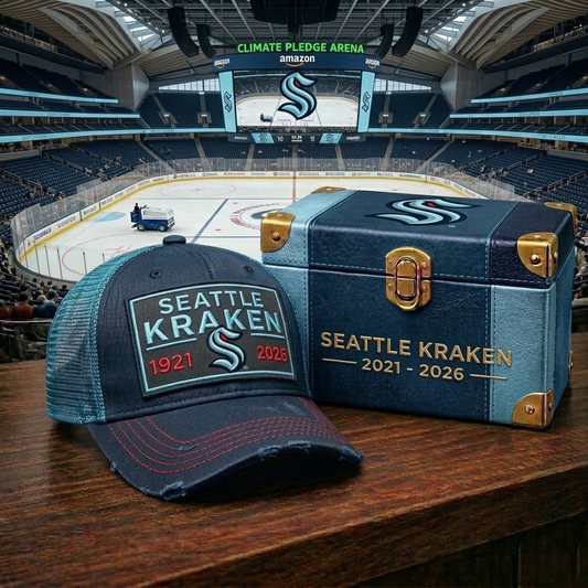 Premium NHL SK Anniversary Heritage Distressed Trucker Cap V21 NMD CTKT