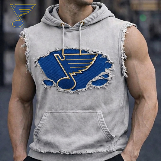 Premium NHL SLB Distressed Hooded Tank V1 NMD CTKT