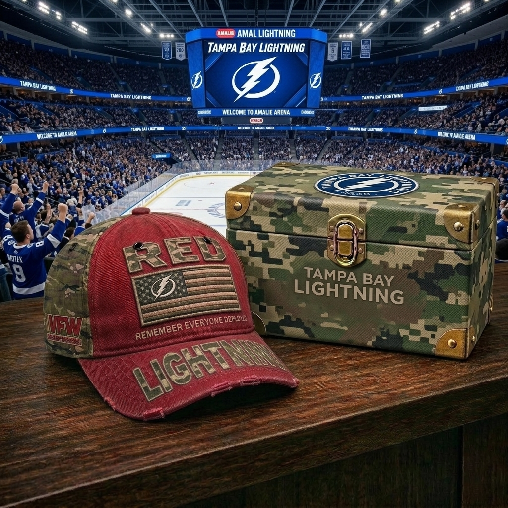 Premium NHL TBL Remember Everyone Deployed Cap V23 NMD CTKT