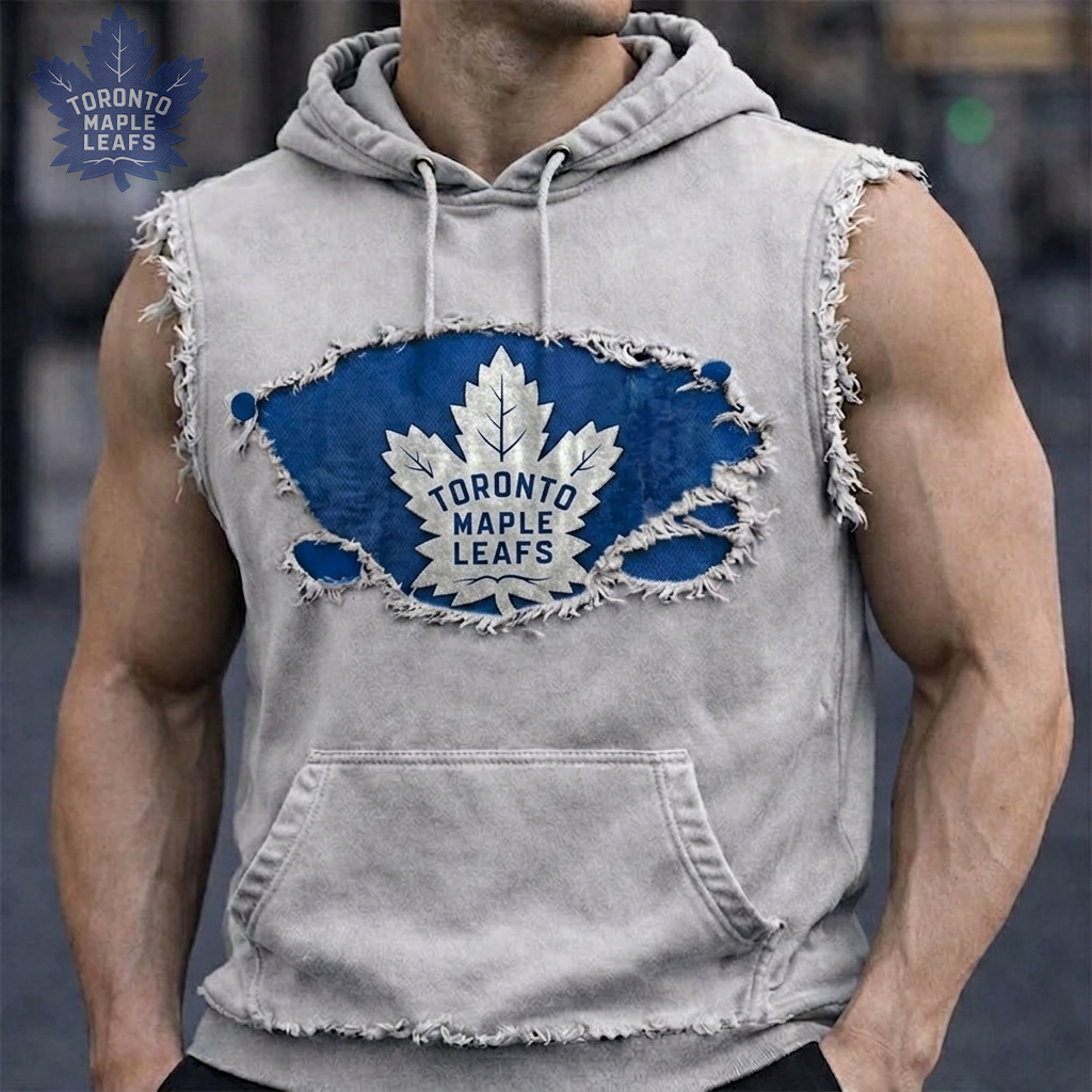 Premium NHL TML Distressed Hooded Tank V1 NMD CTKT