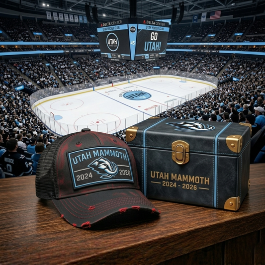 Premium NHL UM Anniversary Heritage Distressed Trucker Cap V21 NMD CTKT