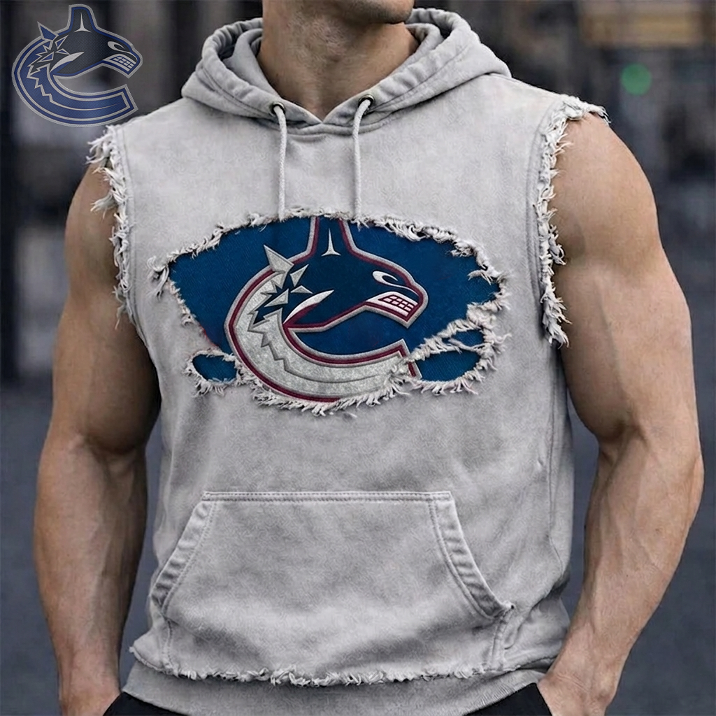 Premium NHL VC Distressed Hooded Tank V1 NMD CTKT