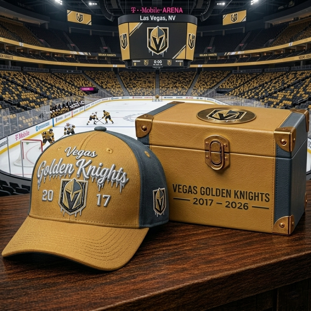 Premium NHL VGK Ice Drip Cap V28 NMD CTKT