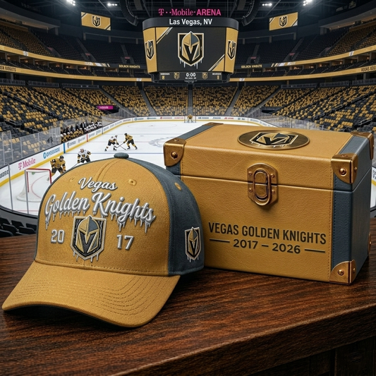 Premium NHL VGK Ice Drip Cap V28 NMD CTKT