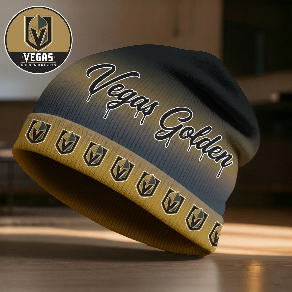 Premium NHL VGK Pro Line Beanie Hat V2 NMD CTKT
