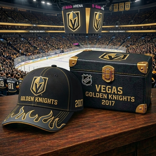 Premium NHL VGK Retro Flame Cap V25 NMD CTKT
