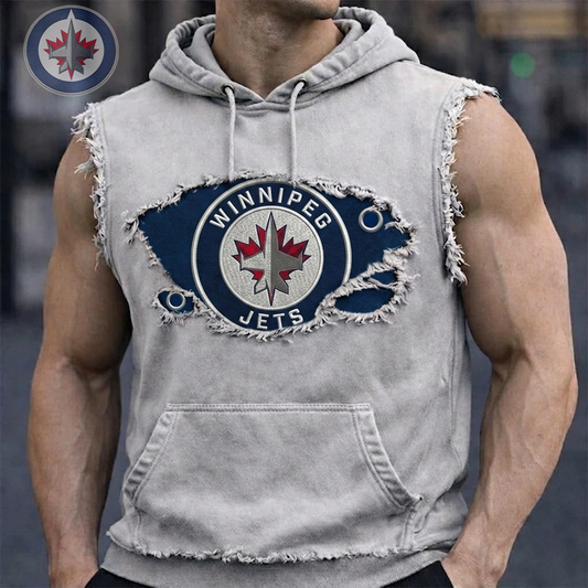 Premium NHL WJ Distressed Hooded Tank V1 NMD CTKT