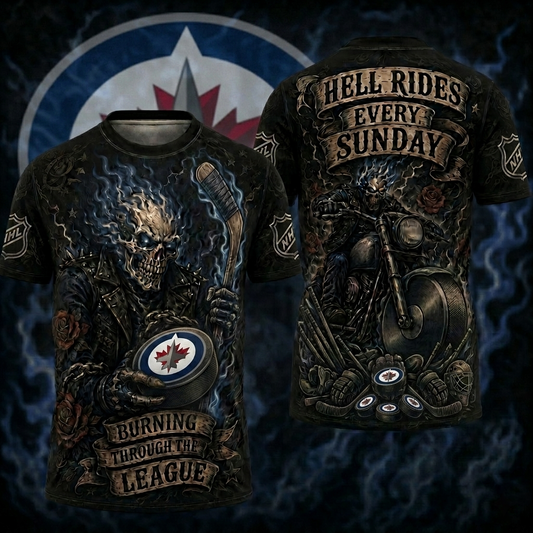 Premium NHL WJ Ghost Rider Tattoo T-shirt V3 NMD CTKT