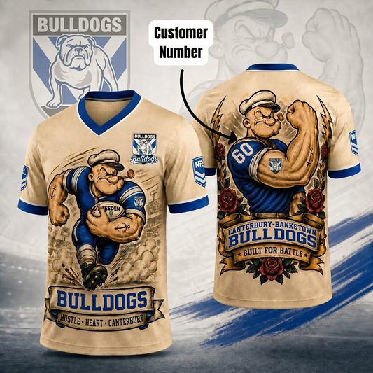 Premium NRL CBB Popeye Vintage Tattoo T-shirt V1 NMD 070526 TTV