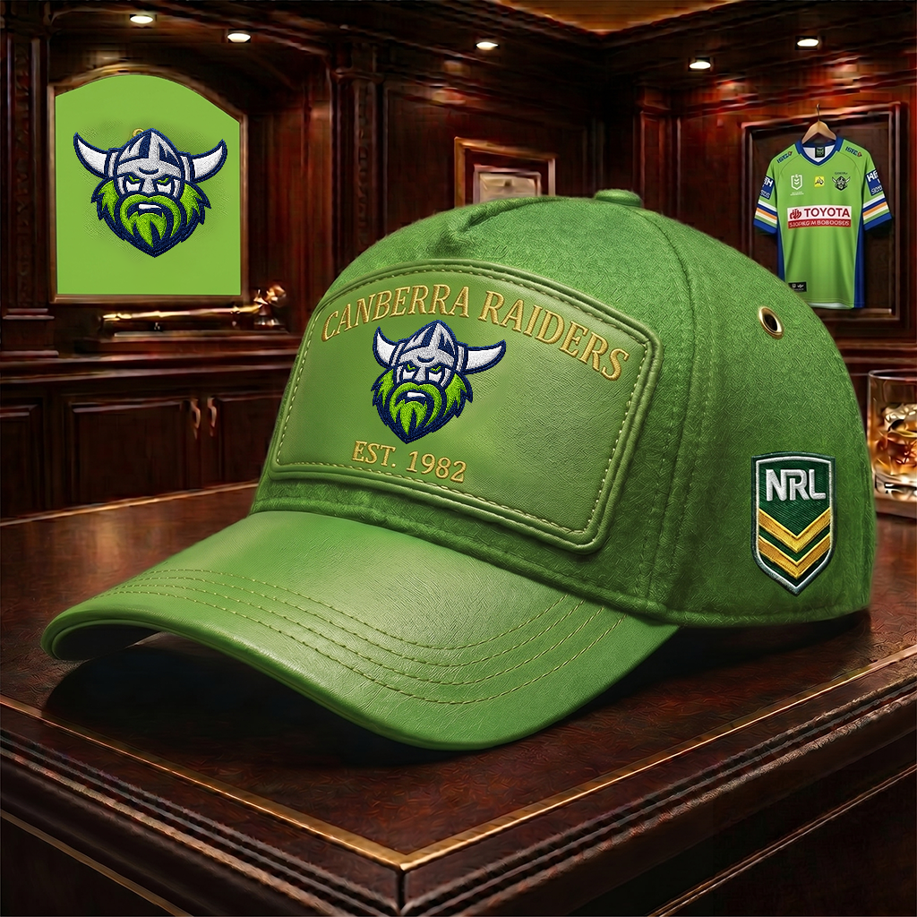 Premium NRL CR Heritage Leather Cap V29 NMD 200426TTV